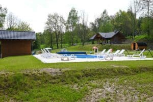 Łowisko Wieniec domki letniskowe basen sauna jacuzzi balia